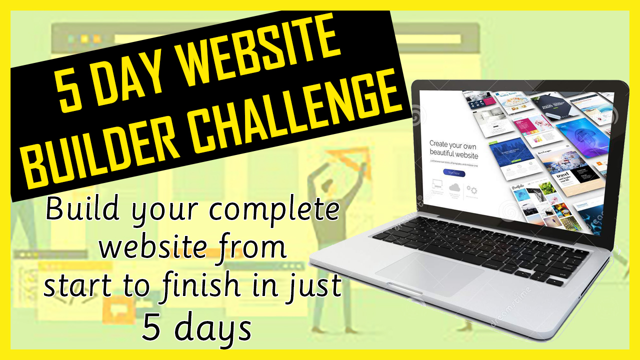 5 day website builder challenge - how to build and create a website